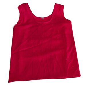 Champagne Italy Red Tank Top Sz 18 Patriotic Statement Piece Classic